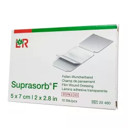 Супрасорб Ф (Suprasorb F) стер. пленка для перевязки ран 5*7см 10шт фото
