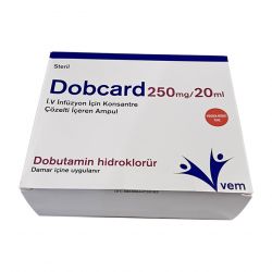 Добутамин Добкард Dobcard (dobutamine) р-р д/ин амп 250мг/20мл в Твери и области фото